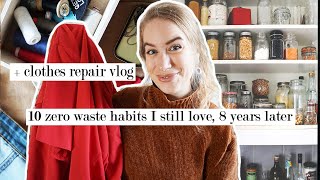 10 zero waste habits I still love after years // + reparing my broken clothes