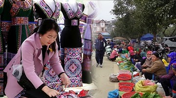 De unieke Hooglandmarkt van Vietnam | Heerlijke gerechten, varkens en traditioneel brokaat