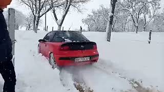 Opel TIGRA ЗИМОЮ