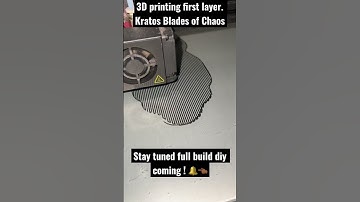3D printing first layer! #asmr #satisfyingvideo #3dprinting #firstlayer #creality3d #crealitycr10