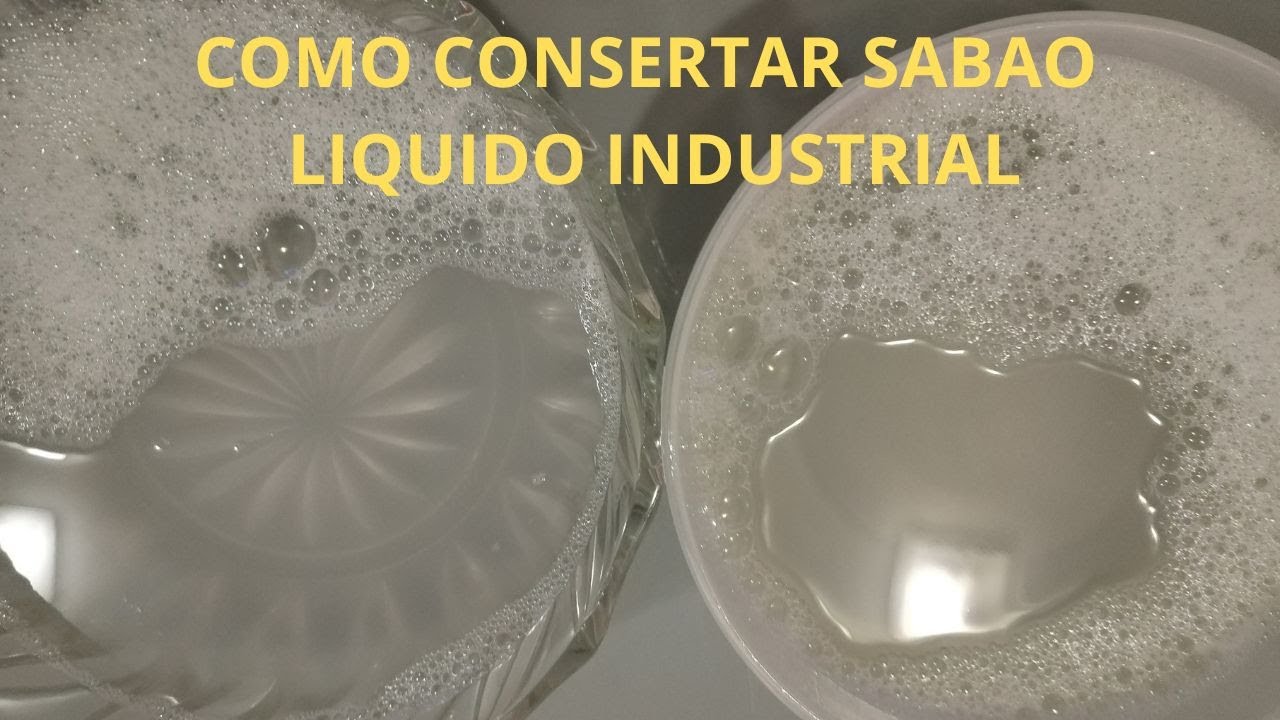 COMO CONSERTAR SEU SABAO INDUSTRIAL QUE DESANDOU - YouTube