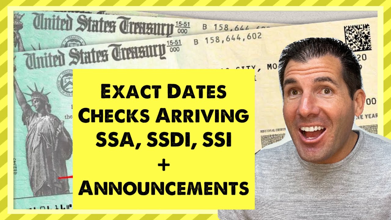 Exact Dates Checks Arriving for Social Security, SSDI, SSI