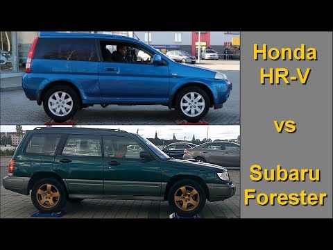 SLIP TEST - Honda HR-V Real Time AWD vs Subaru Forester S-AWD - @4x4.tests.on.rollers