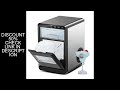 SIMZLIFE Nugget Ice Maker Countertop,43bs/24H,Self-Cleaning Pellet Ice Machine with Ice Scoop&Basket