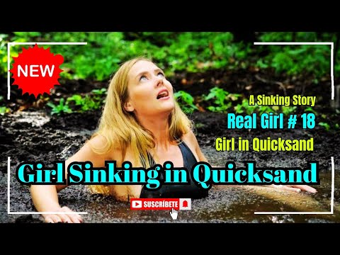 Girl Sinking in Quicksand || Girls Sinking in Quicksand #survival #adventure #quicksand