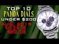 Best Panda Dial Watches under $200 - Aug. Watch of the Month Club