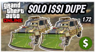 GTA 5 ONLINE - *SOLO* EASY CAR DUPLICATION GLITCH works again ✅[SOLO ISSI DUPE GLITCH] 1.72