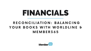 Financial Reconciliation