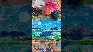 Kindergarten Art Projects for kids inspired by Eric Carb illustration #painting #artshorts #kidsart