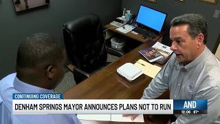 Long-time Denham Springs mayor to retire at end of third term