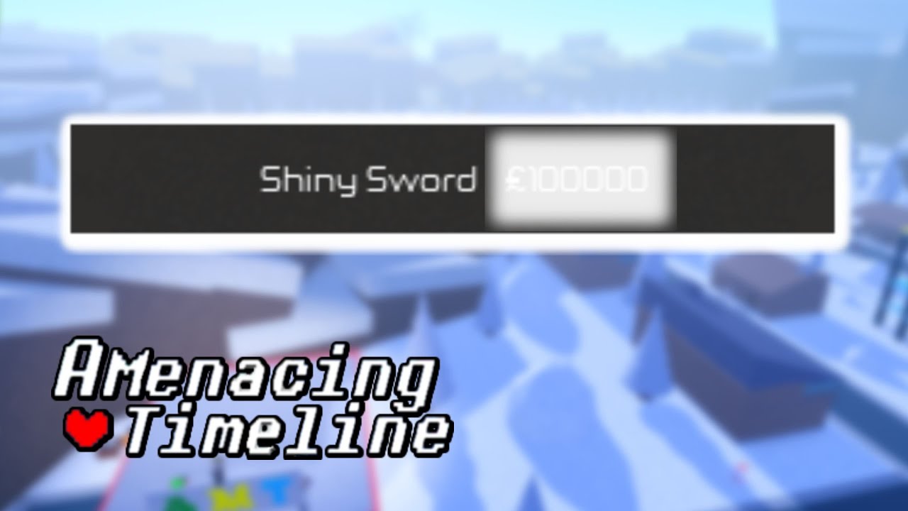 How To Get Shiny Sword Roblox A Menacing Timeline YouTube