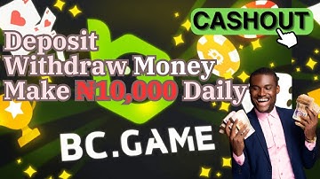BC Game: How to make deposit and withdrawal to your bank account (Free Crash strategy)
