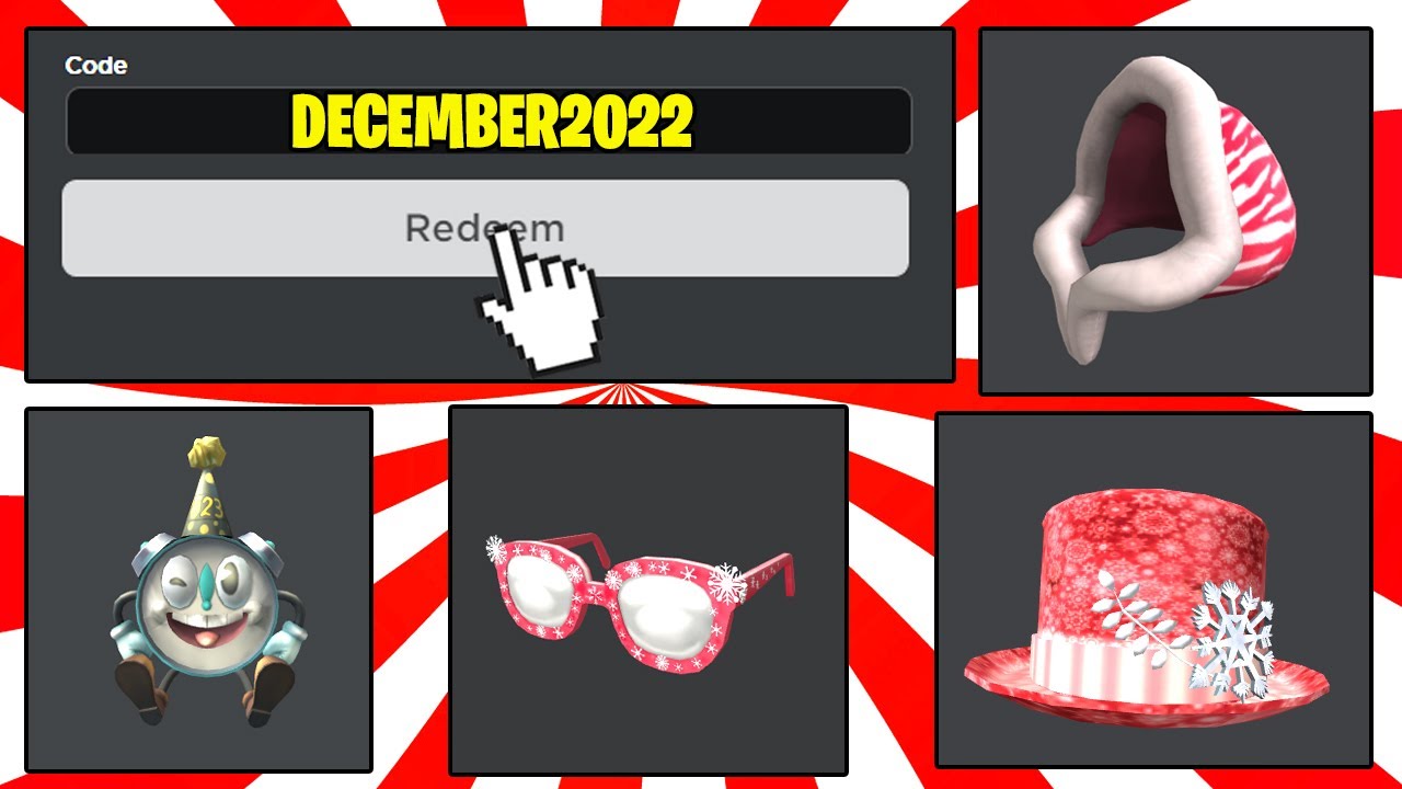 6 CHRISTMAS ITEMS!* DECEMBER 2022 Roblox Promo Codes For ROBLOX FREE Items!  (NOT EXPIRED!) 