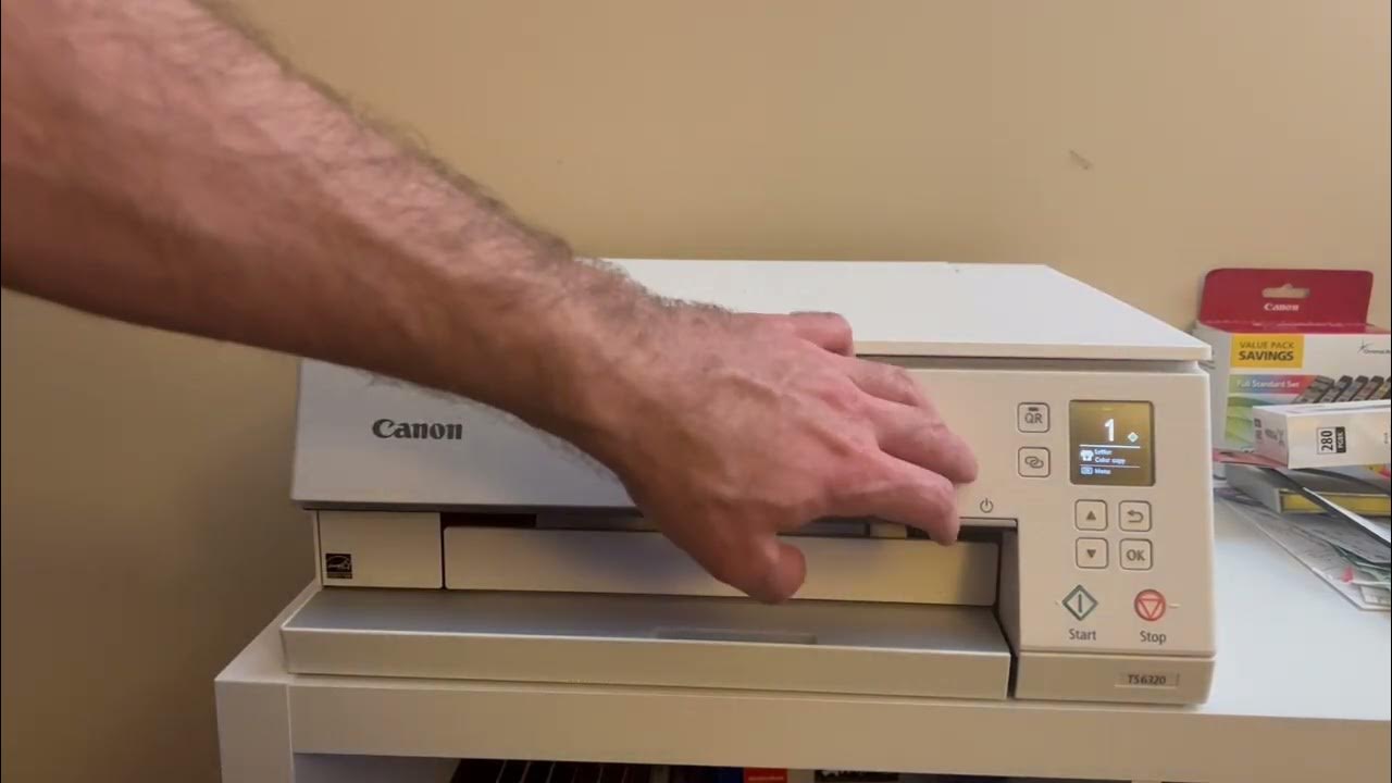 Print a Printer Canon TS6320 YouTube