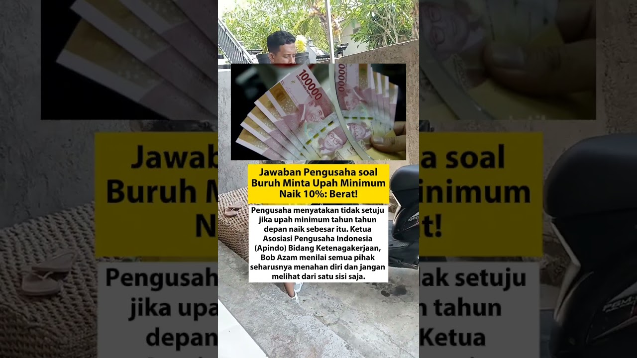 Upah Minimum Naik 10%. 