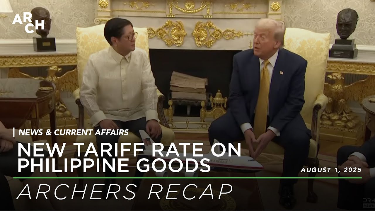 Trump sets tariff rate on Philippine goods to 19% starting August 1 ...