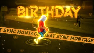 MY BIRTHDAY SPECIAL 🥳 Fastest beat sync FF Montage ❤️