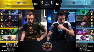 H2K vs SPY Highlights Game 2 | EU LCS SUMMER 2017 H2K Gaming vs Splyce