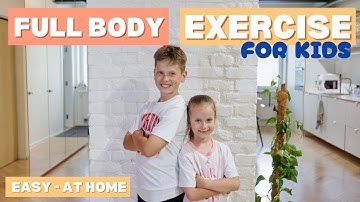 12 EASY KIDS EXERCISES - FOR KIDS at home