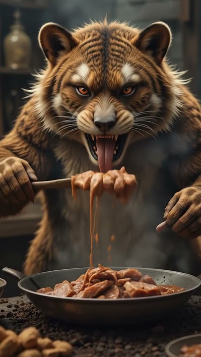 HARIMAU SEDANG MEMASAK, TIDAK ADA YANG BERANI MEMINTA