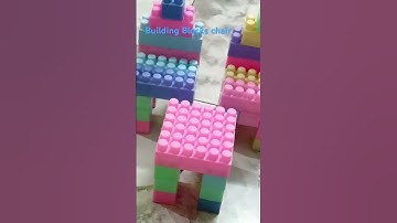 Building Blocks Chair/Blocks for kids#shortviral #blocksgame #shortvideo