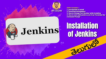How to install jenkins in Telugu | IM CSEIAN