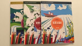 Обзор раскрасок по номерам/ Пейзажи/Животные/Волшебные миры/Издательство Клевер Обзор раскрасок по номерам/ Пейзажи/Животные/Волшебные миры/Издательство Клевер
