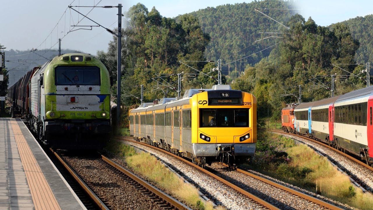 Celta com UTE 2295, CP 2600 e Captrain 5002 em Carapeços