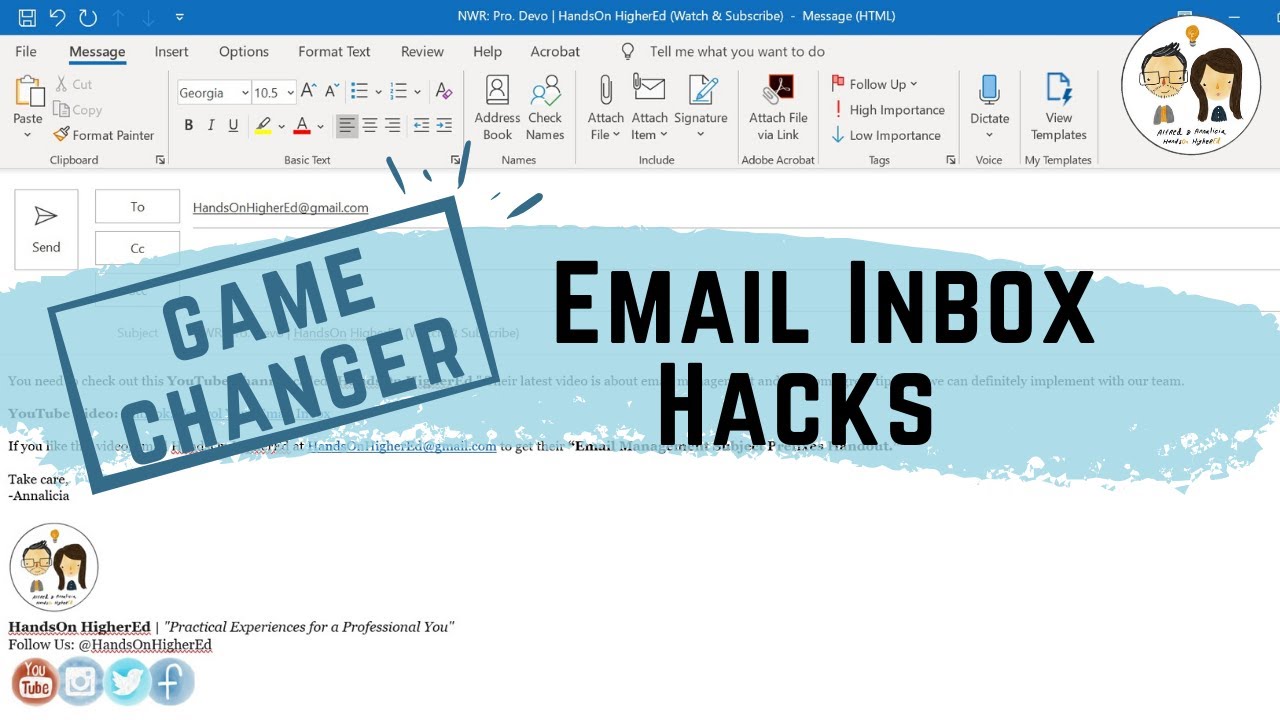 HOW TO MANAGE YOUR EMAIL INBOX: Game Changer Productivity Hacks to ...