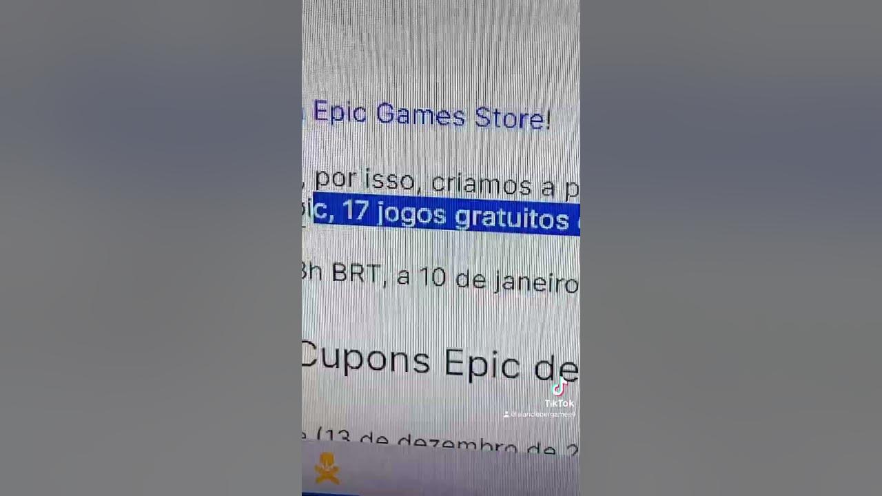 jogo gratis epic games 17 dezembro｜Pesquisa do TikTok