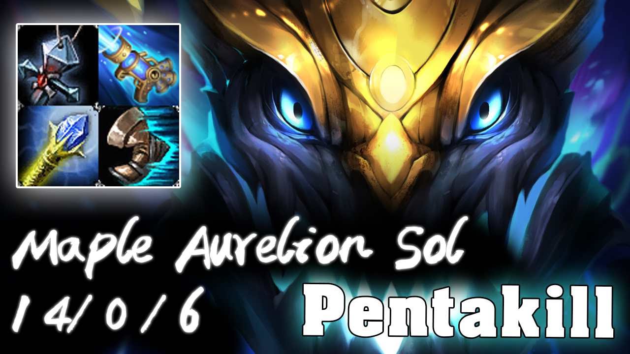 Flash Wolves Maple Pentakill Aurelion Sol vs Ahri | Korea High Elo ...