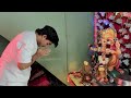 HAR DOST KE GHAR JAA KAR AARTI - PUJA KARI HUMNE !! DAY 6 GANESH CHATURTHI | WITH REACTIONBOI FAMILY