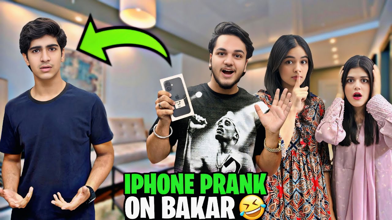 IPHONE GIVING PRANK ON ABUBAKAR // ABUBAKAR OR ALI GUSSA HO GAY