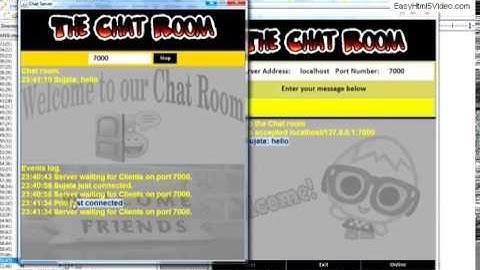 Simple Chat Application : Java swing, Socket Programming