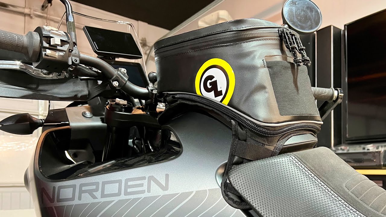 Giant Loop Diablo Tank Bag on the Norden 901 Husqvarna YouTube