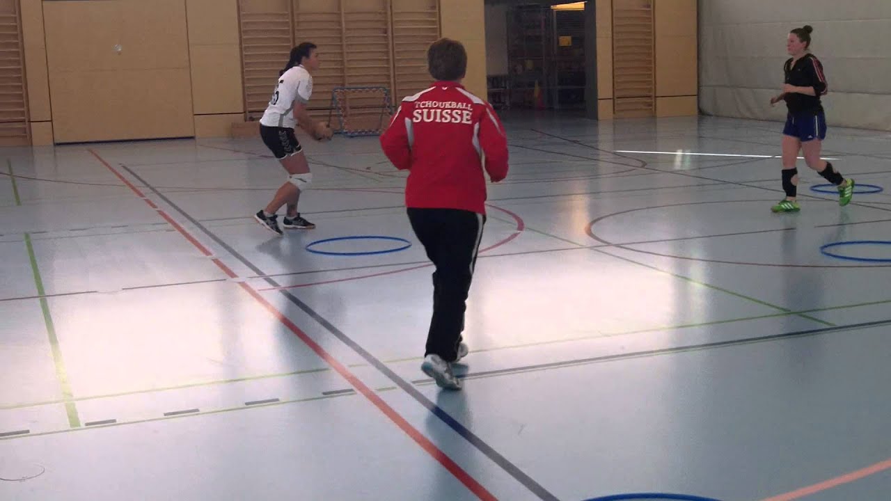 Tchoukball training - Anticipation et placement