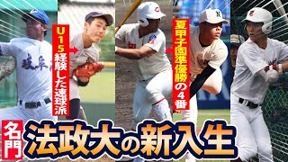 【強豪校から続々】智辯学園のスラッガーに東海地区を代表する左腕などエリート集結！法政大合格者15名が凄い