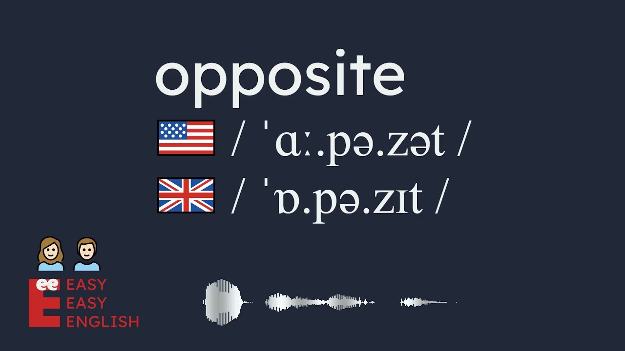 Spell Opposite How to pronounce opposite? US English UK English IPA Audio Waveform π©π¨ ...