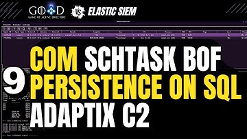 09 Scheduled Task Persistence with PersisTask-BOF in NHA GOAD ELASTIC Series