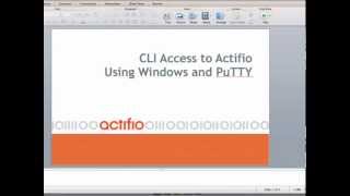 Setting up CLI with Actifio when using Windows OS