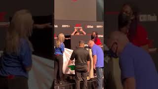 Aspen Ladd scary weigh-in UFC Vegas 38