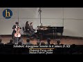 Schubert: Arpeggione Sonata in A minor, D. 821 | Zlatomir Fung, cello;  Stefan Petrov, piano