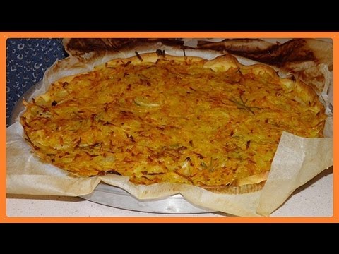 Torta salata patate e zucca - semplice e veloce - ricetta vegetariana - antipasto/secondo