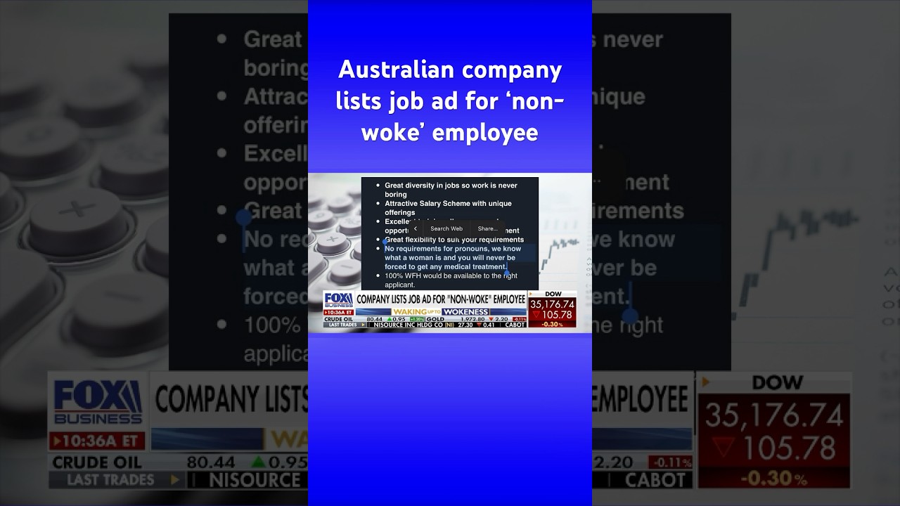 Company looks for 'non-woke' employee as its job listing attracts social media buzz #shorts