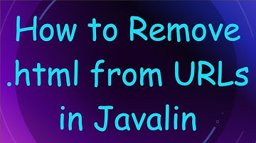 How to Remove .html from URLs in Javalin