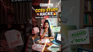 CCS University Study Hacks 🔥🔥 #ccsu #ccsuniversitymeerut #ccsuexamnews