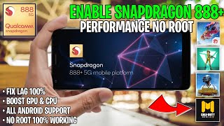 How To Enable Snapdragon Performance For Android No Root | Max FPS & Fix Lag !