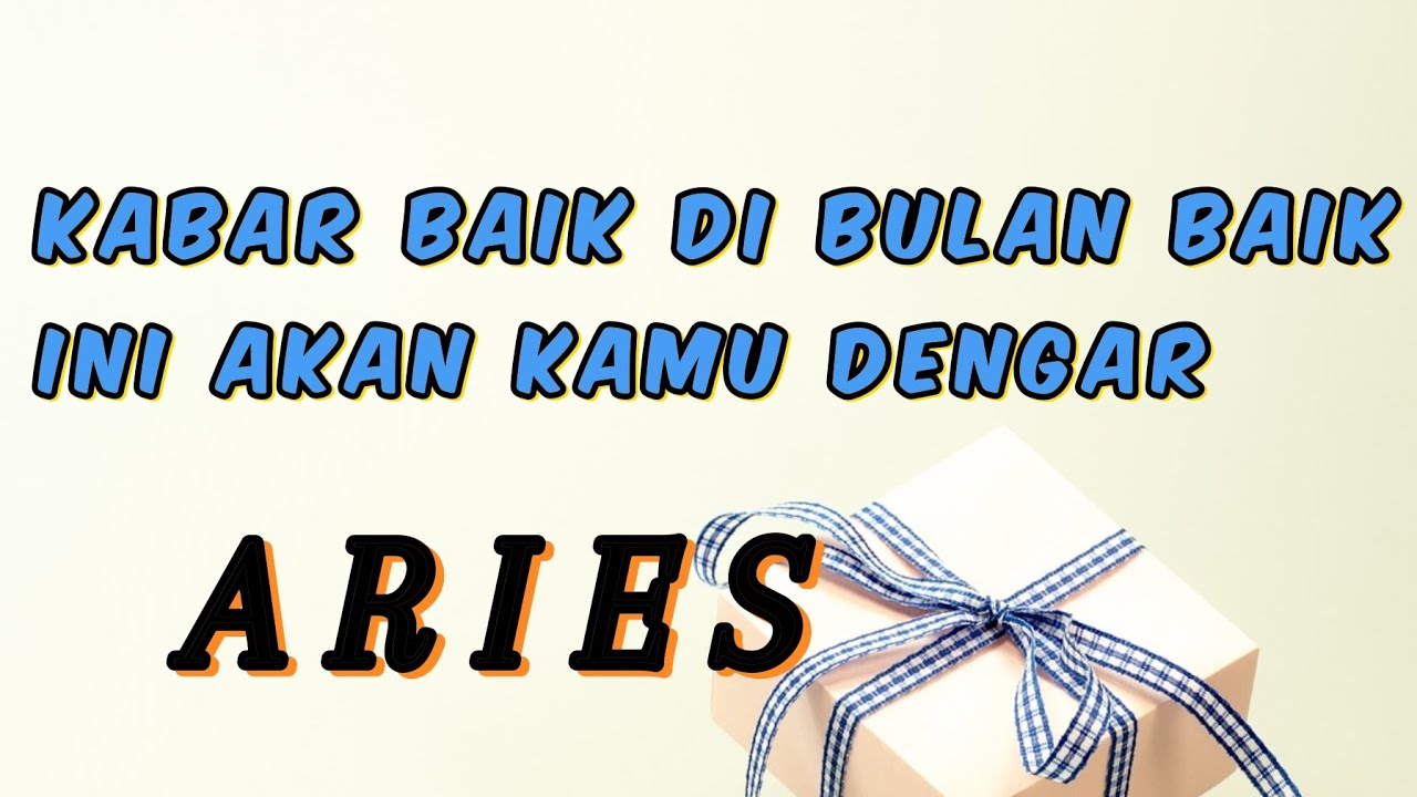 ARIES 💐 Jangan Di Lewat kan , Kabar Baik Dan Energi Baik Di Bulan Baik ini 💖🌹
