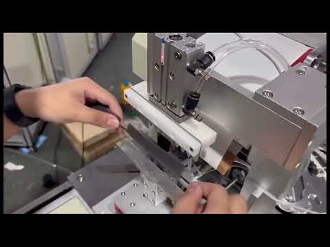 Automatic Wire Label Folding Machine | Auto Cable Flag Labeling System