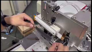 Wire Label Folding Machine Auto Cable Flag Labeling Machine